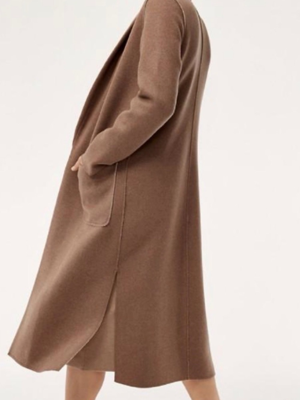 ARITZIA | Wilfred | Gornick / Luxe Lounge jkt | Merino Wool, Tan, medium